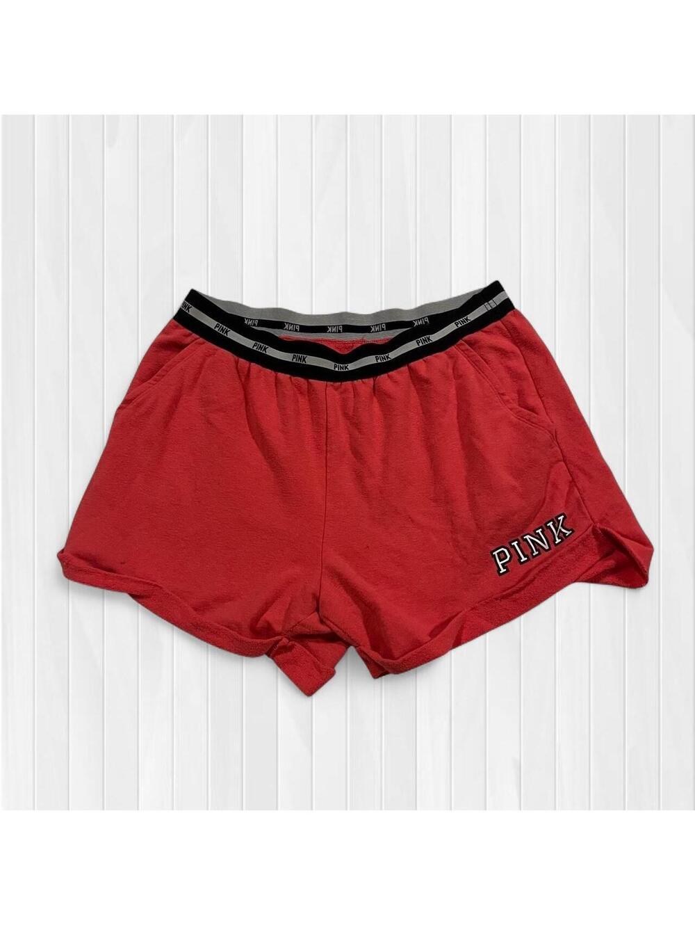 Y2K Victoria's Secret PINK Coral Red Women's Shorts Medium 2017